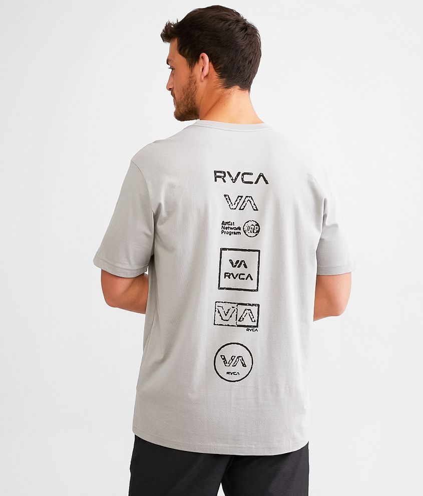 RVCA All Logo T-Shirt front view