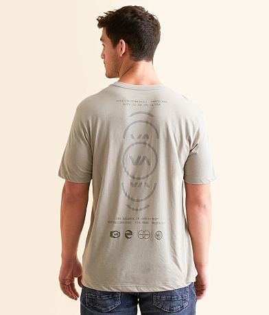 RVCA Circle Splitter Sport T-Shirt front view