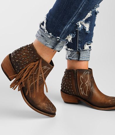 Liberty Black Studded Western Leather Ankle Boot MISC_DETAIL_4