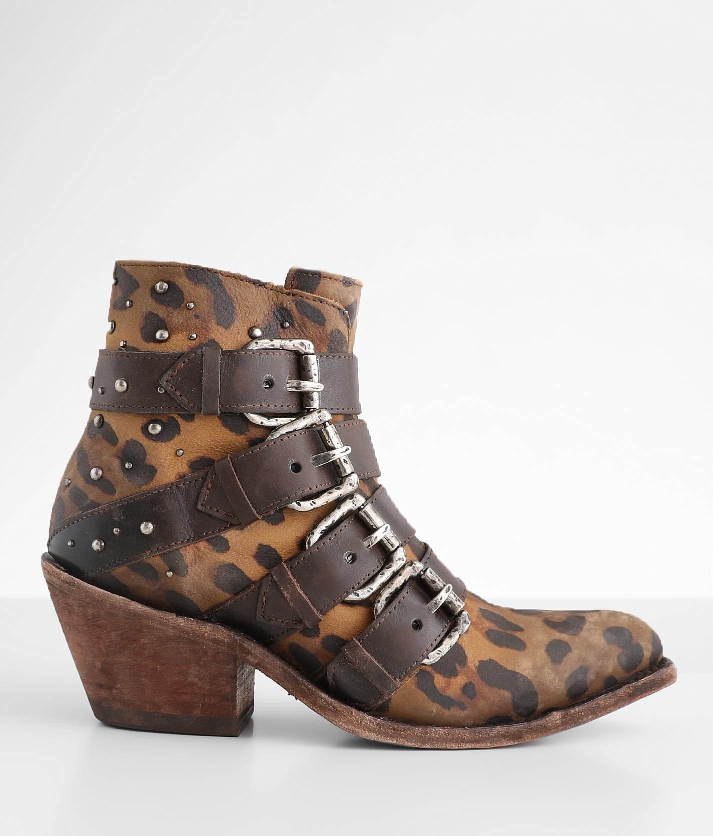 Liberty black clearance leopard boots