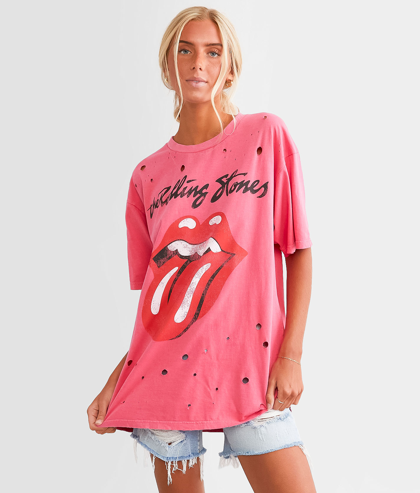 Life Clothing The Rolling Stones Oversized Band T-Shirt