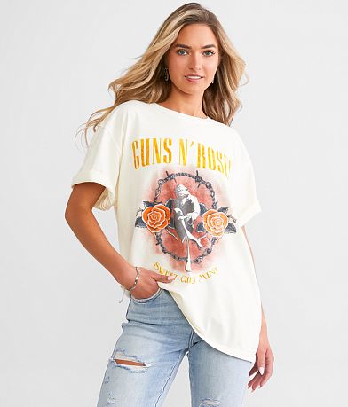 Life Clothing Guns N' Roses Oversized Band T-Shirt front view