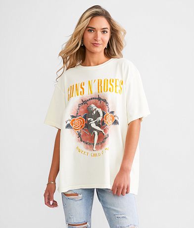 Life Clothing Guns N&apos; Roses Oversized Band T-Shirt FULL_LEFT_SIDE