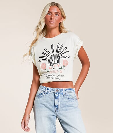 Life Clothing Guns N' Roses Paradise City Band T-Shirt front view