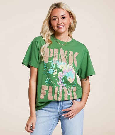 Life Clothing Pink Floyd Oversized Band T-Shirt front view