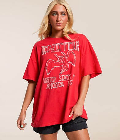 Life Clothing Led Zeppelin Band T-Shirt front view