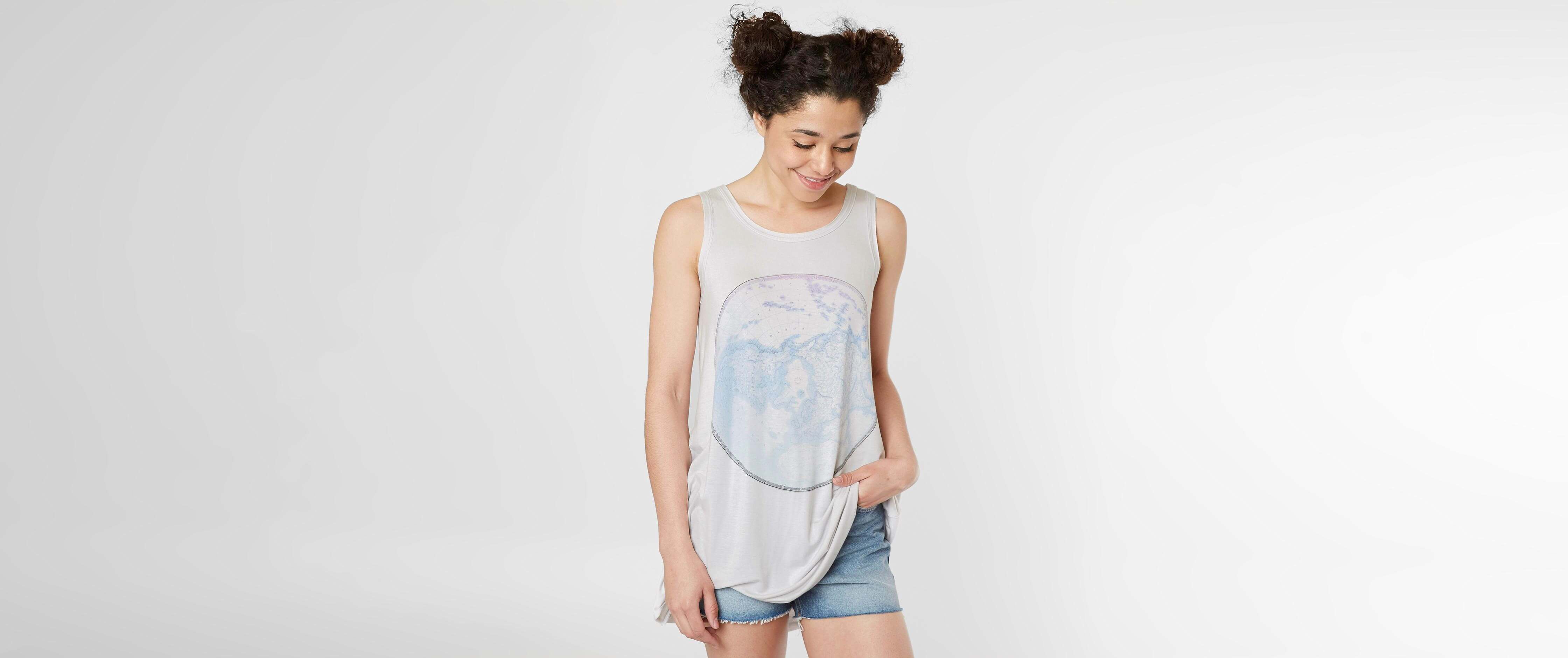 Image of Modish Rebel World Map Tank Top