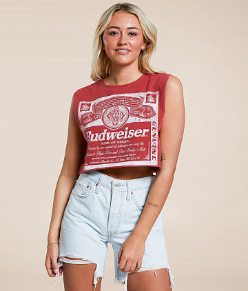 Budweiser&#174; Cropped Tank Top