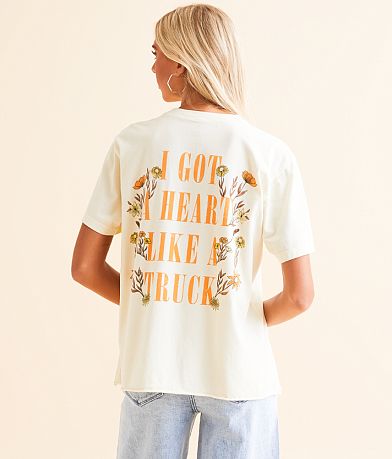 Life Clothing Lainey Wilson Heart Like A Truck Band T-Shirt back view