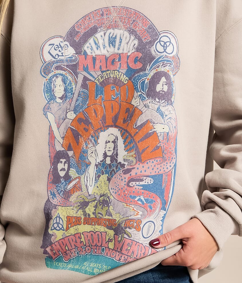 Led Zeppelin Oversized Band Pullover