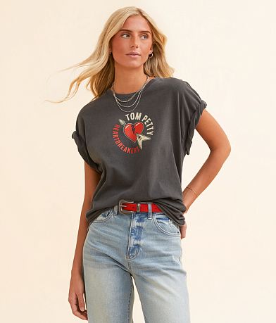 Life Clothing Tom Petty & The Heartbreakers Band T-Shirt front view