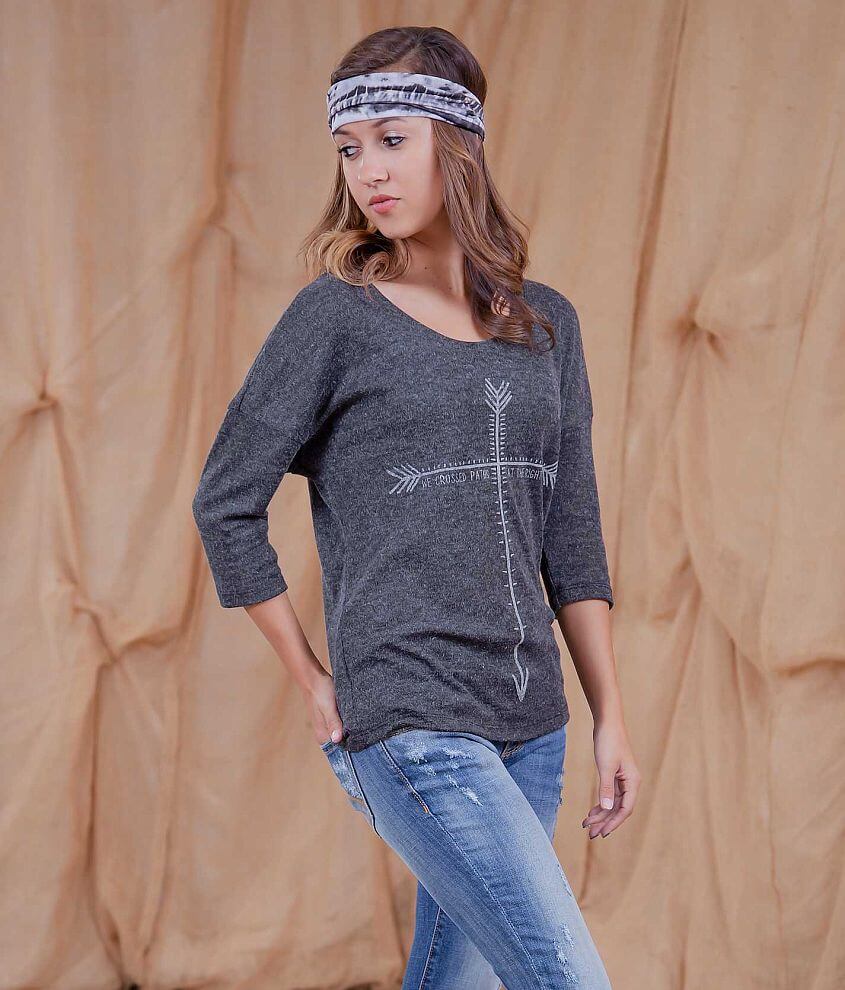 Freshwear Crossed Paths Top front view