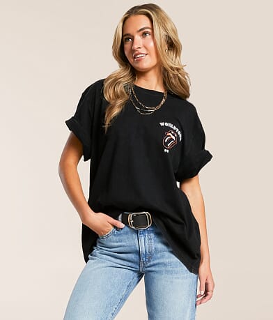 Life Clothing The Rolling Stones Oversized Band T-Shirt front view