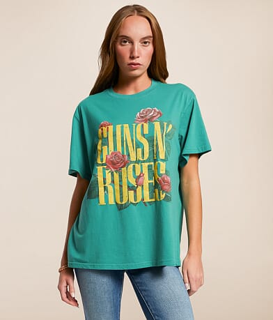 Life Clothing Guns N' Roses Oversized Band T-Shirt front view
