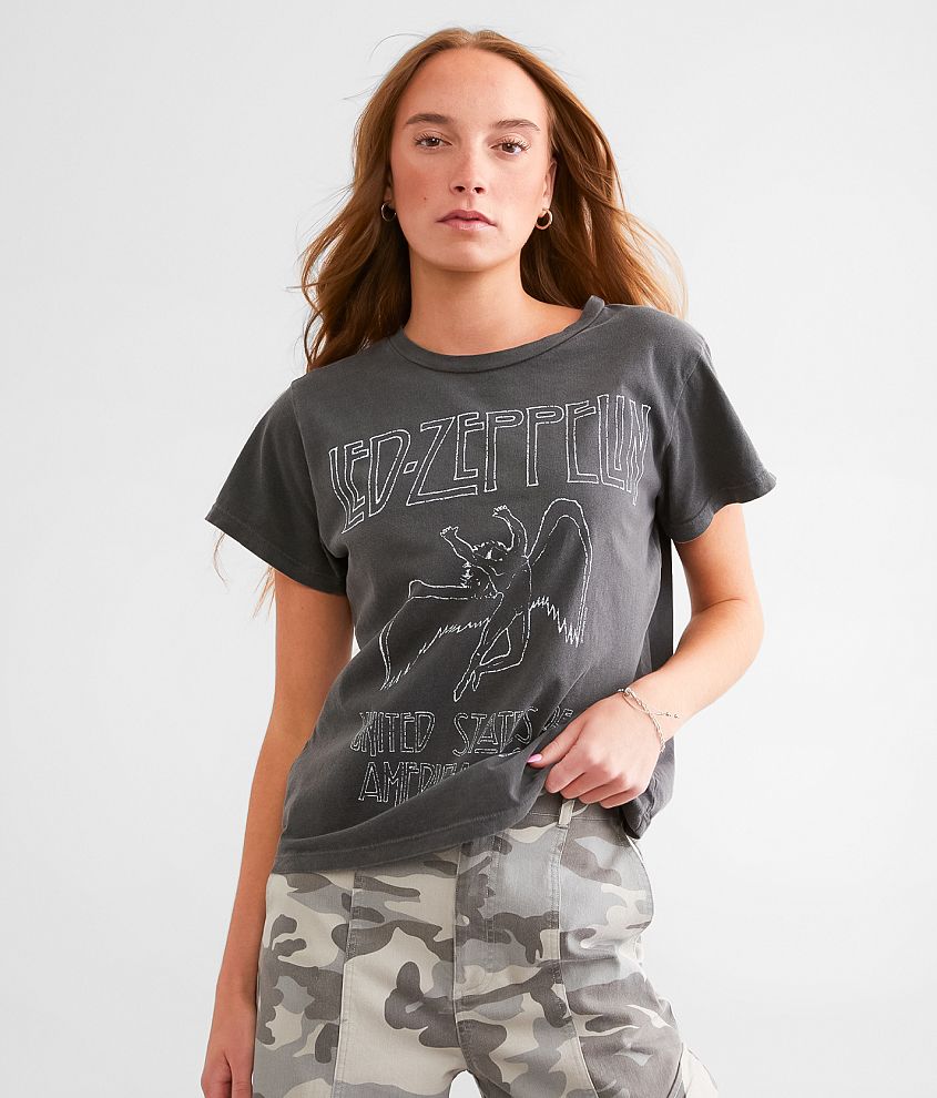 Ladies led zeppelin t shirt best sale