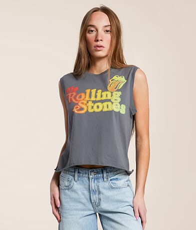 Life Clothing The Rolling Stones Band Tank Top front view