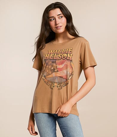 Life Clothing Willie Nelson Band T-Shirt front view