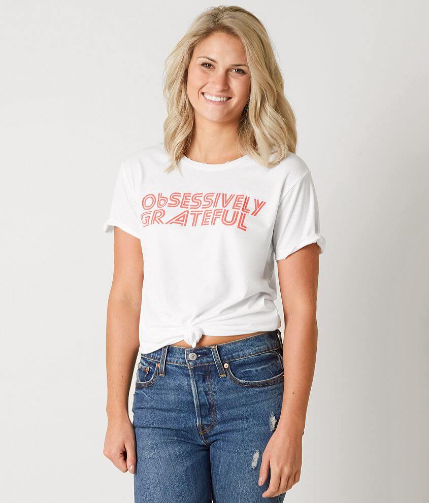The Light Blonde Obsessively Grateful T-Shirt - Women's T-Shirts in ...