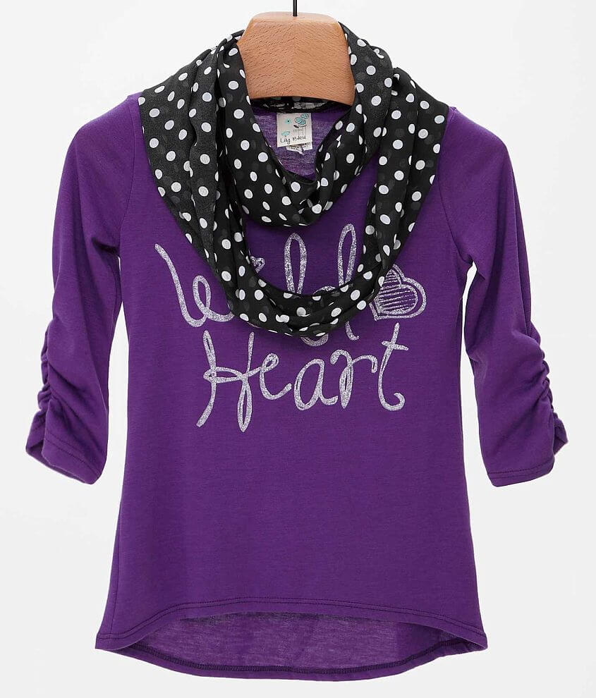 Girls - Lily Bleu Wild Heart Top - Girl's Shirts & Blouses in