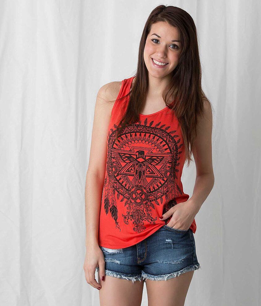 Freshwear Eagle Dream Catcher Tank Top front view