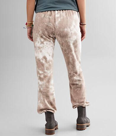 lime + chili Brushed Tie Dye Jogger BACK