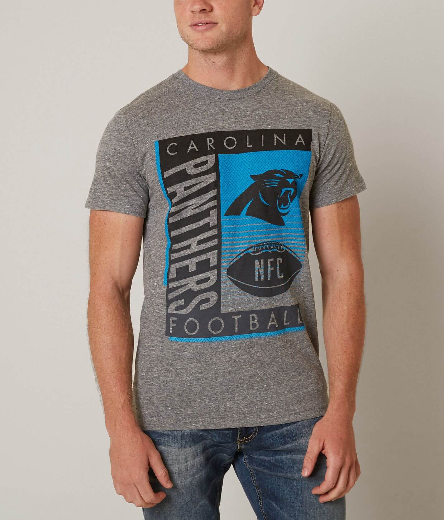 Junk Food Carolina Panthers T-Shirt - Men's T-Shirts in Steel