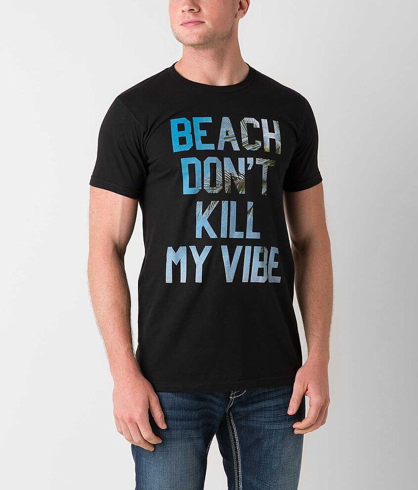Junk Food Beach Don&#39;t Kill My Vibe T-Shirt front view
