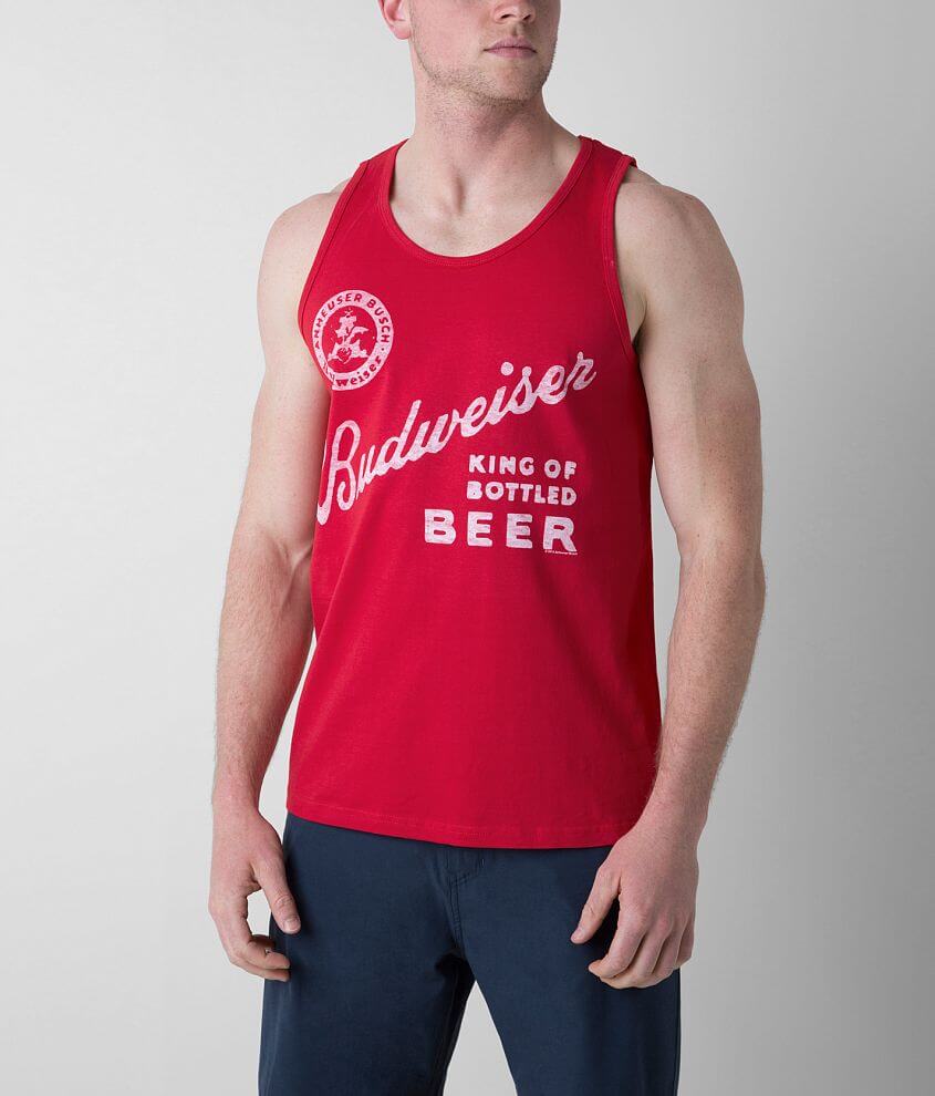 Junk Food Budweiser Tank Top front view