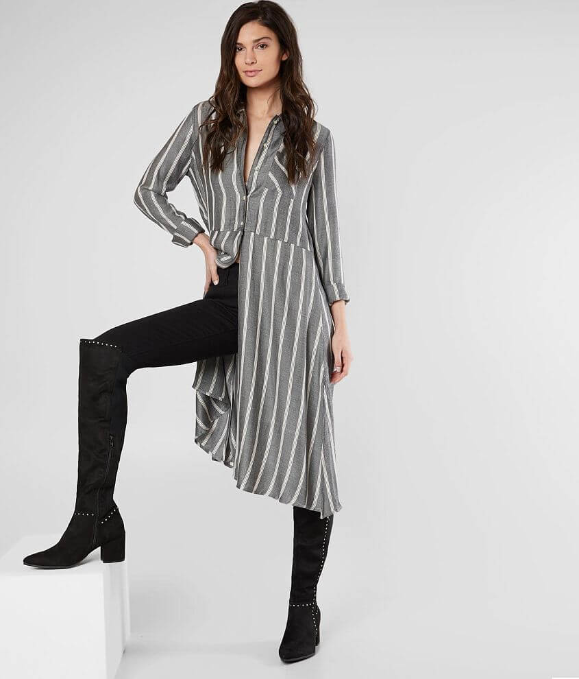 Image of Lira Avery Striped Tunic Blouse