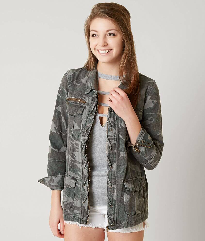 BKE Camo Jacket front view
