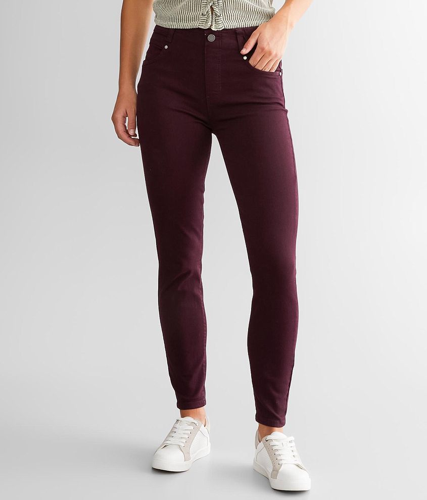 Maroon Skinny Jeans