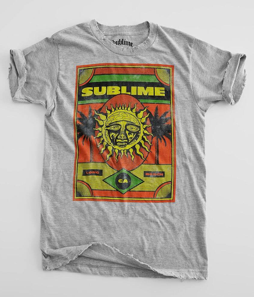 Sublime Distressed Band T-Shirt - Women's T-Shirts in Heather Grey