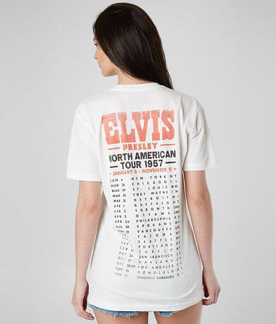 Elvis Presley North American Tour 1957 T-Shirt BACK