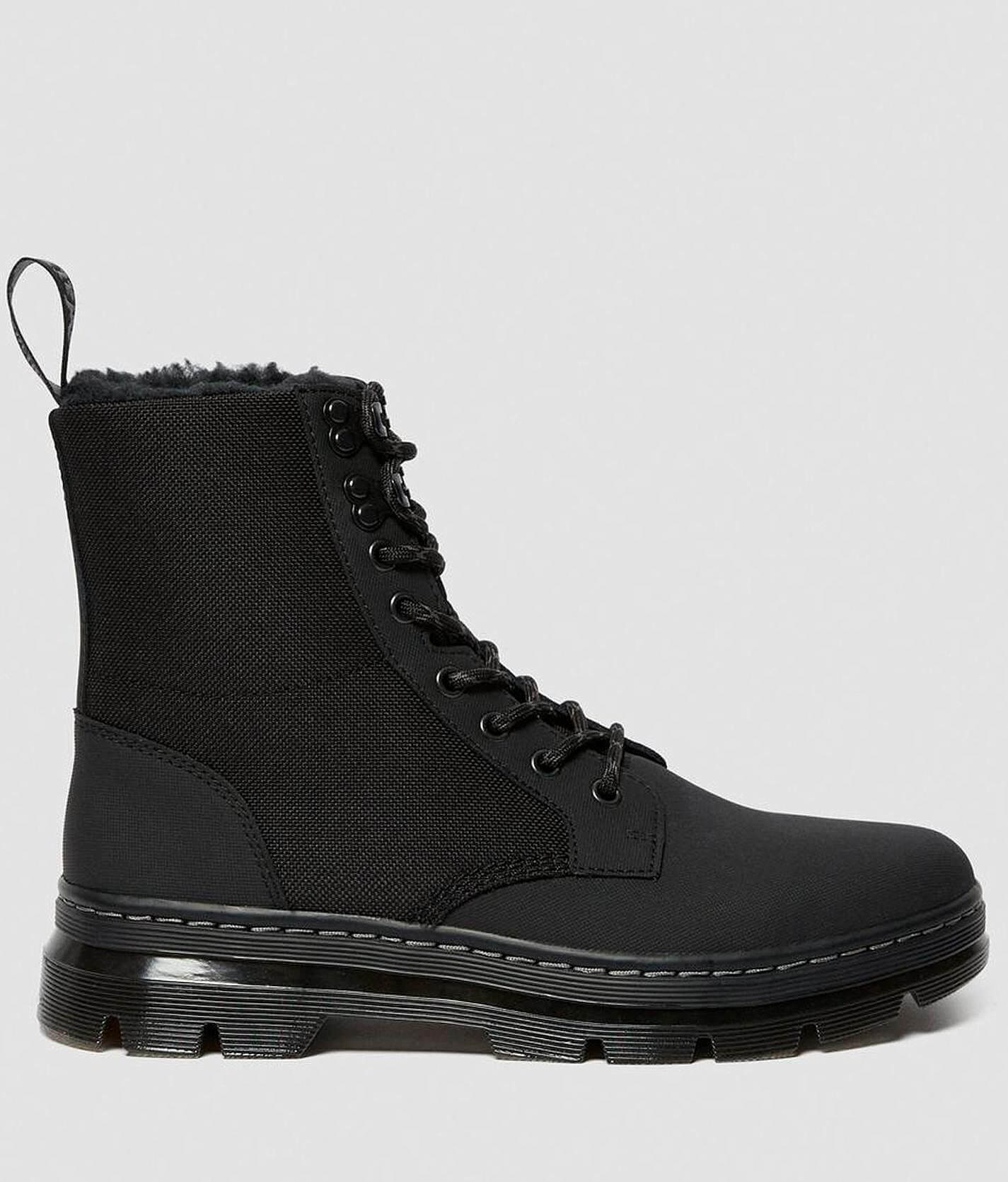 Dr. Martens Mens Combs W Boots Sz 10 Black Leather Faux Fur Lined Utility 8-Eye Amazon.com: Dr. Martens Combs Tech II Casual Boot, Black  main image 3