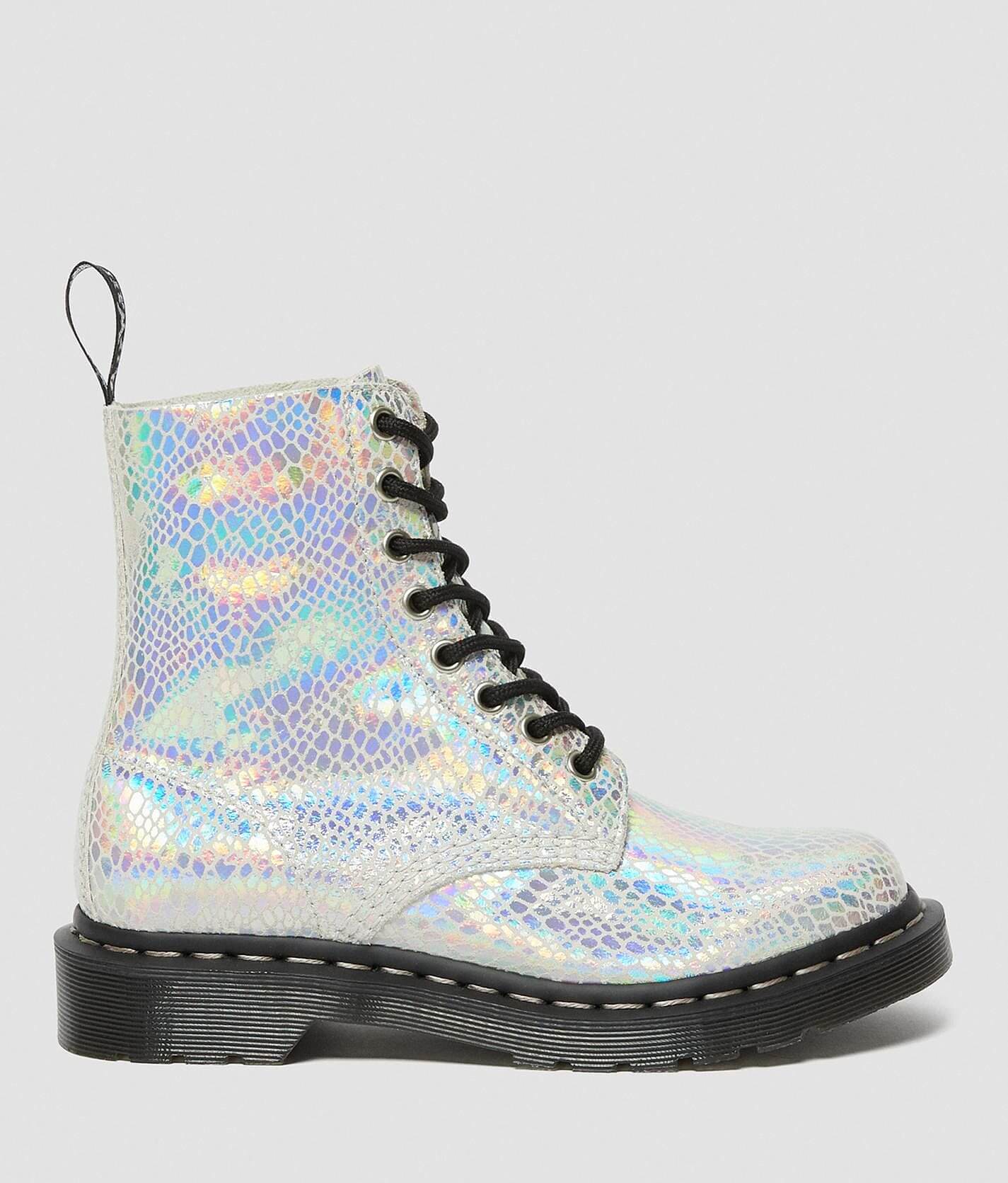 Iridescent doc shop marten boots