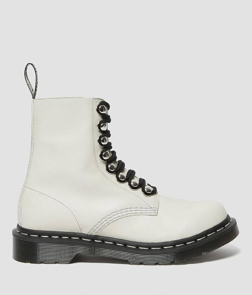 Dr. Martens 1460 Pascal Leather Boot - Women's Shoes in Bone