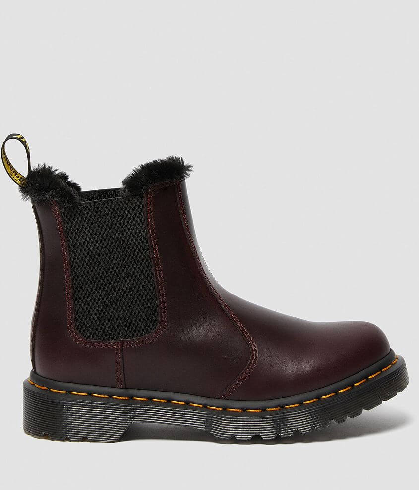 Dr. Martens Leonore Leather Chelsea Boot - Women's Shoes in Oxblood ...
