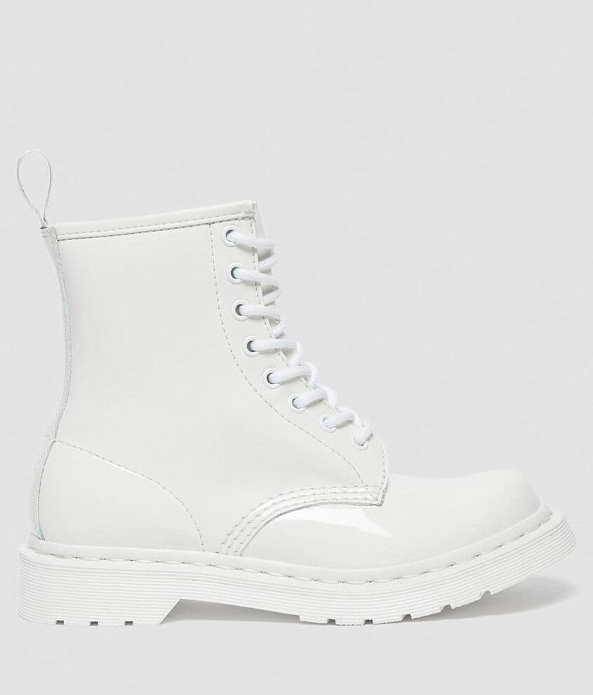 Dr. Martens 1460 Pascal Mono Leather Boot - Women's Shoes in White | Buckle