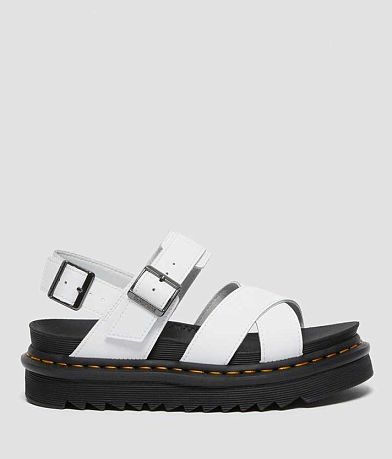 Dr. Martens Voss II Hdyro Leather Flatform Sandal front view