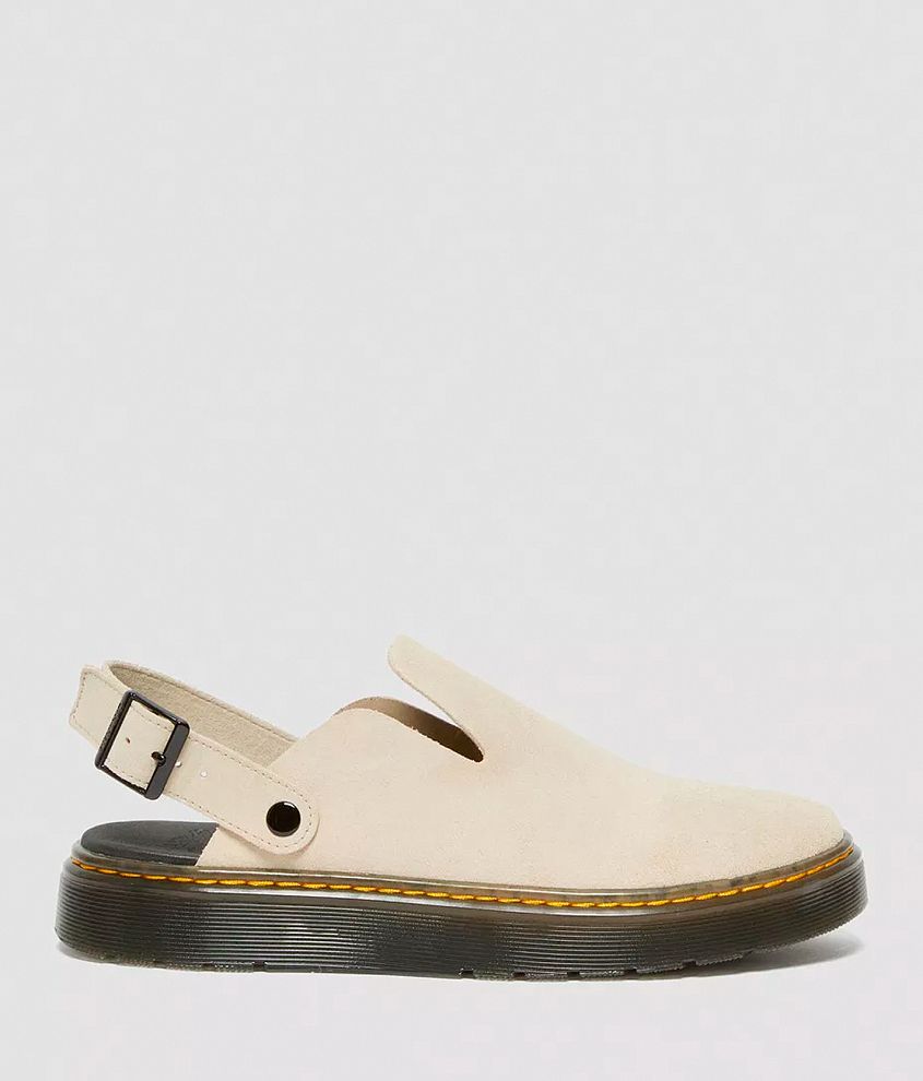 Dr. Martens Carlson Suede Mule Shoe - Women's Shoes in Warm Sand