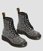 Cheapest NEW Dr. Martens 1460 Leopard Print Smooth Leather Combat Boots Womens Size 10