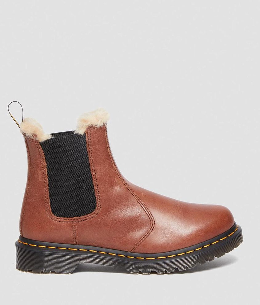 Dr. Martens Leonore Leather Chelsea Boot - Women's Shoes in Tan | Buckle