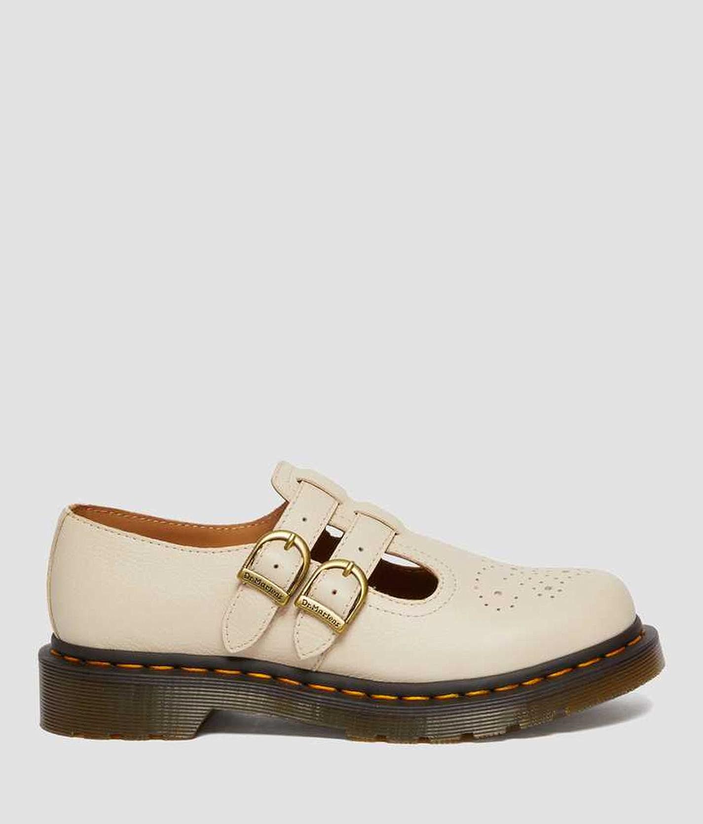 Dr. Martens Cream Leather Derby Shoes NWOB NWOB Dr. Martens Doc Black 1461 Guard Panel Oxfords Shoes  main image 3