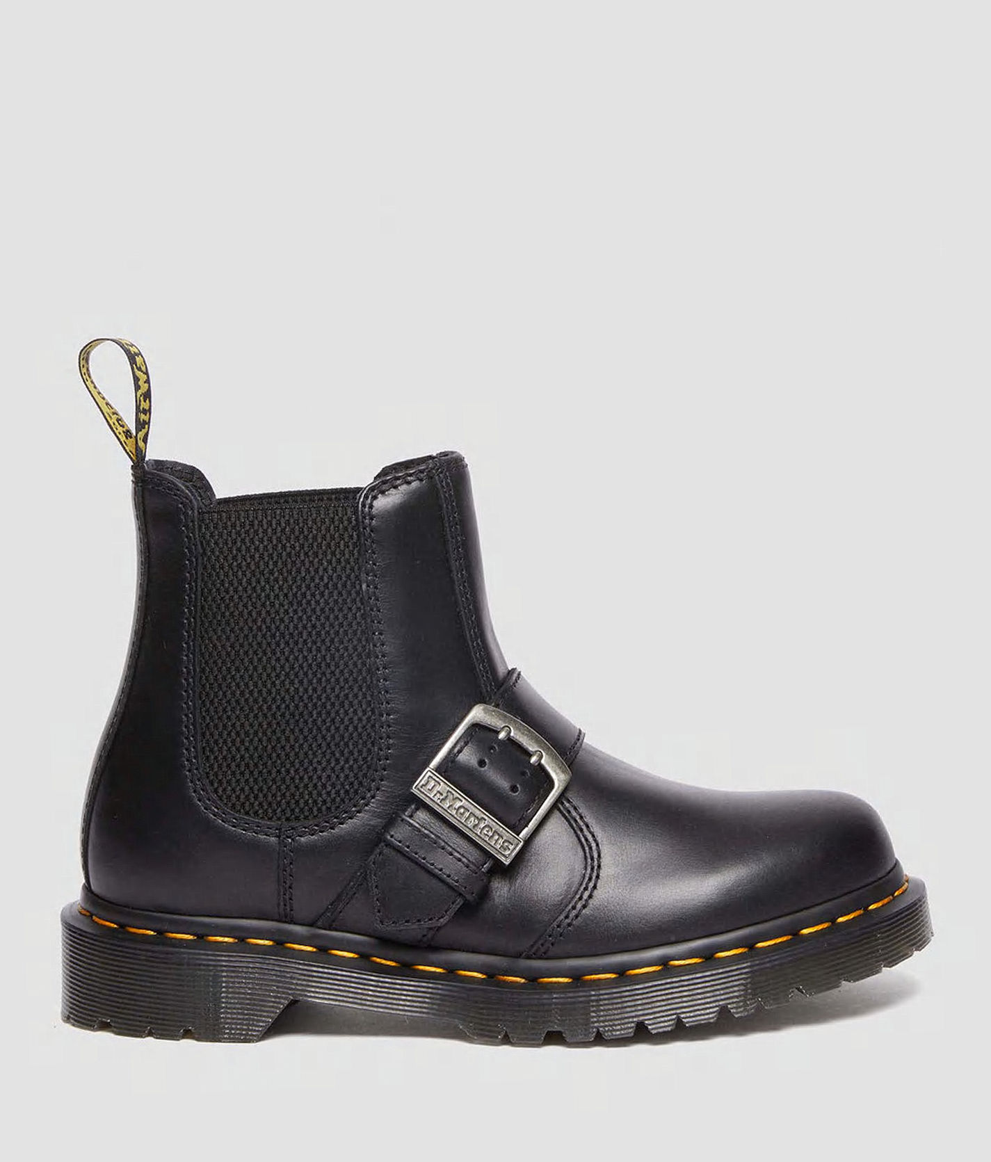 Dr. Martens 2976 Classic Leather Boot Women s Shoes in Black Buckle