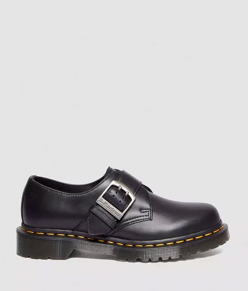 Dr martens shop shoes with buckle