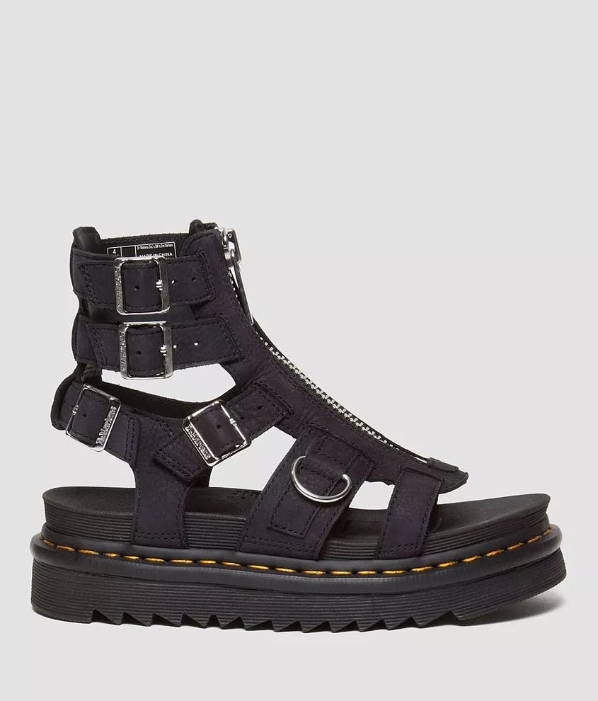 Dr. Martens Olson Nubuck Leather Sandal front view