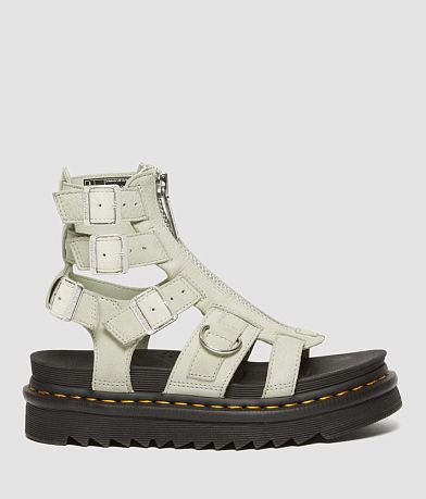 Dr. Martens Olson Nubuck Leather Sandal front view