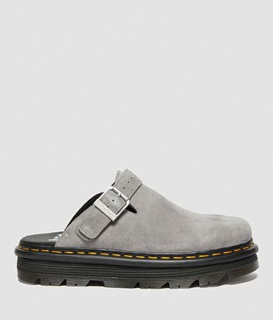 Dr. Martens ZebZag Suede Mule front view