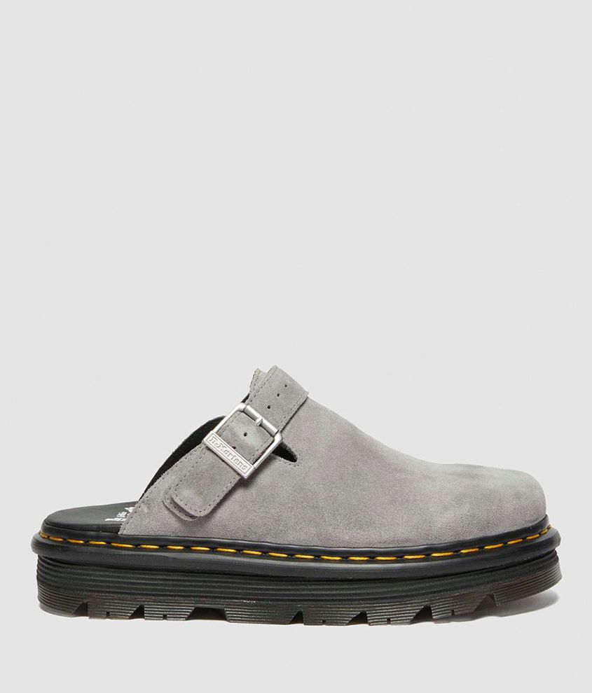 Dr. Martens ZebZag Suede Mule - Women's Shoes in Ultimate Grey | Buckle