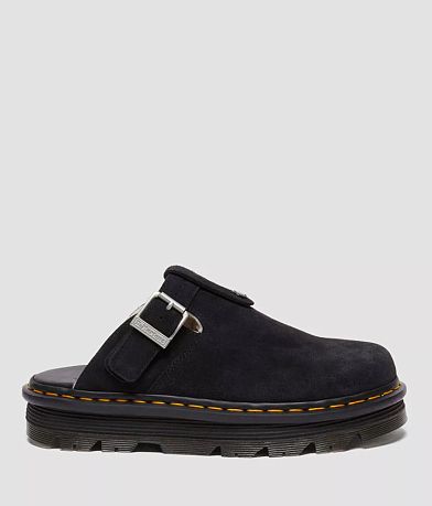 Dr. Martens Zebzag Suede Mule front view